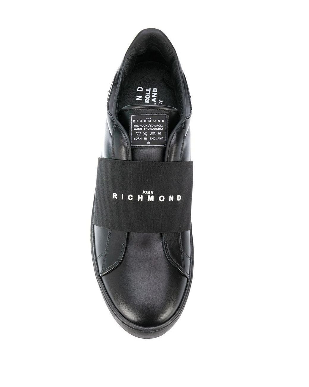 John Richmond Rock N' Roll Sneakers in Black for Men | Lyst