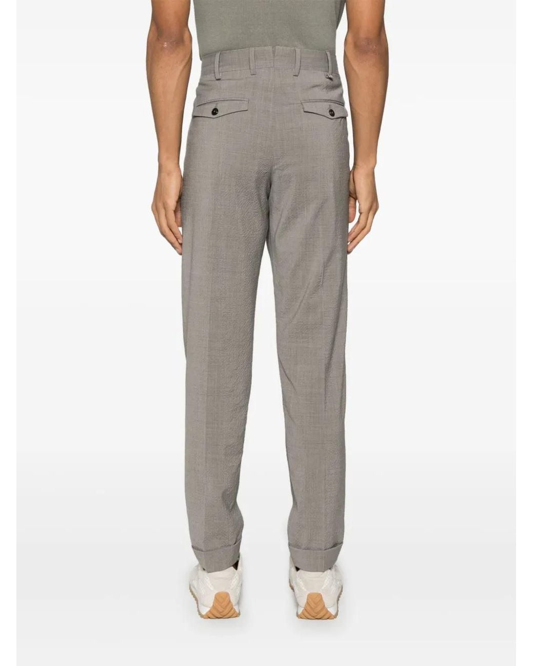 PT Torino Gray Rebel Trousers for men