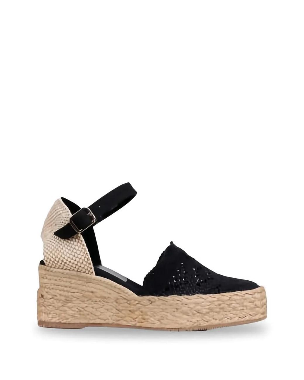 Palomitas By Paloma Barcelo' Black Heeled Espadrilles