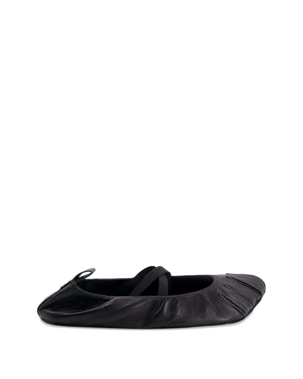 Coperni White Soft 5T Leather Ballet Flats