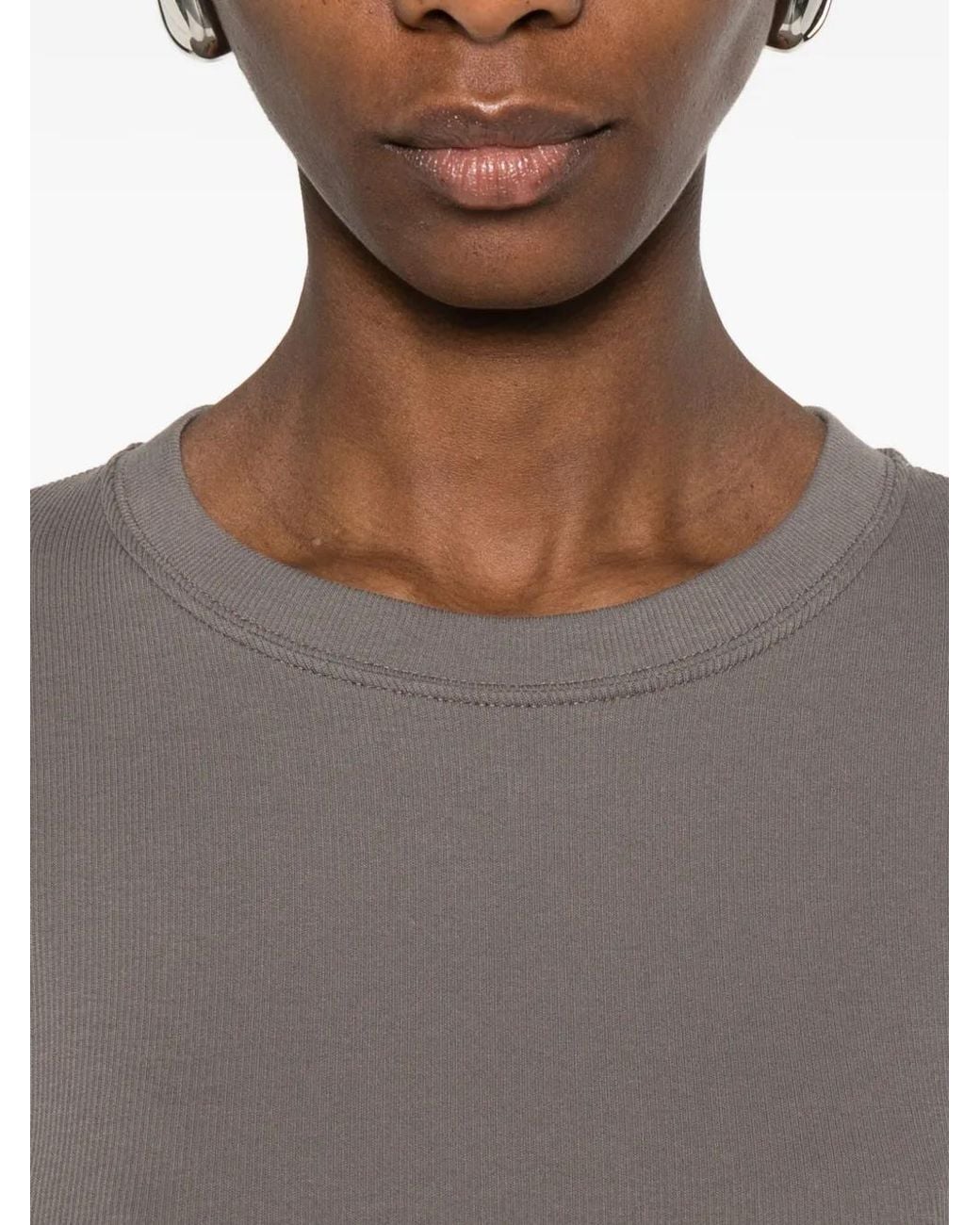 Nanushka Gray Long-Sleeve Top