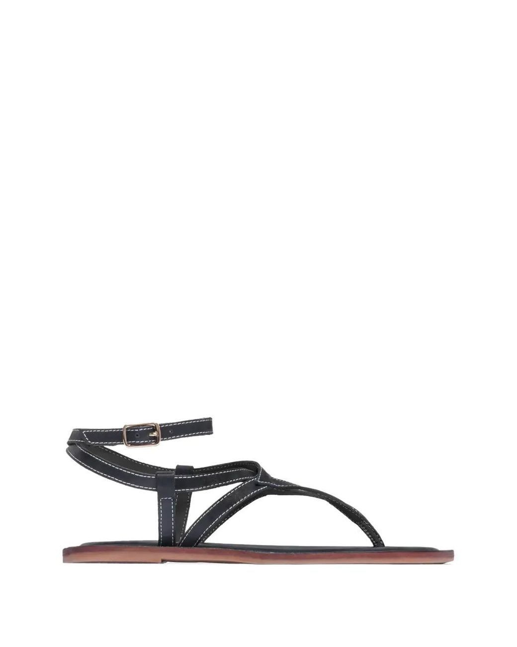 Bernardo Natural Mallorie Stitched Sandals