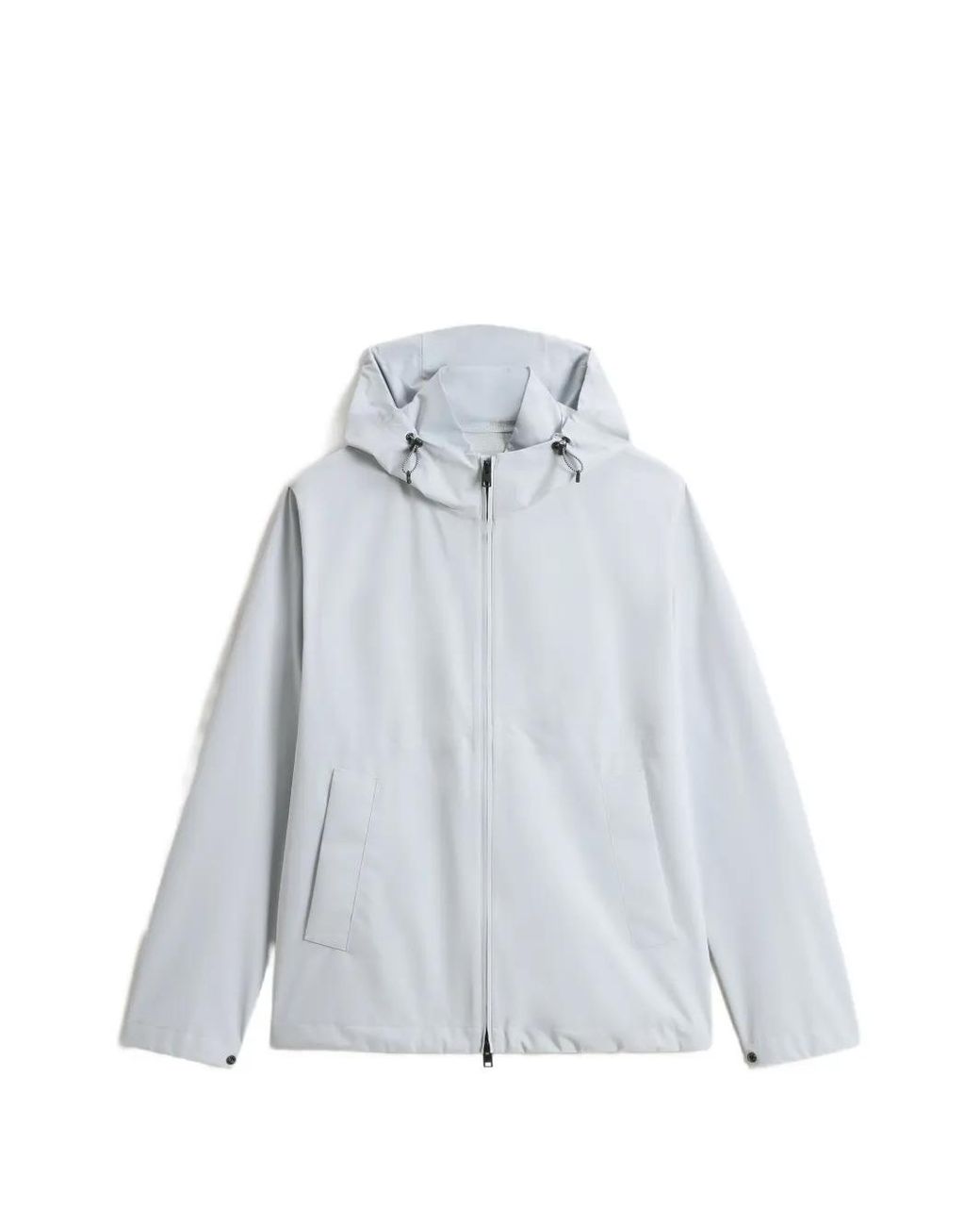 Woolrich Blue Veste Pacific Double Épaisseur À Capuche for men