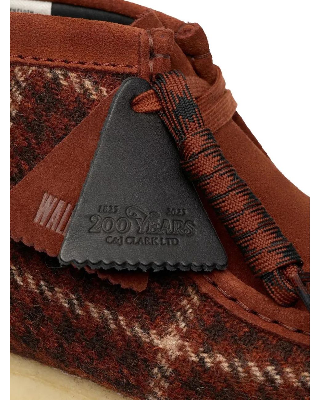 Clarks Brown Tweed Boots for men