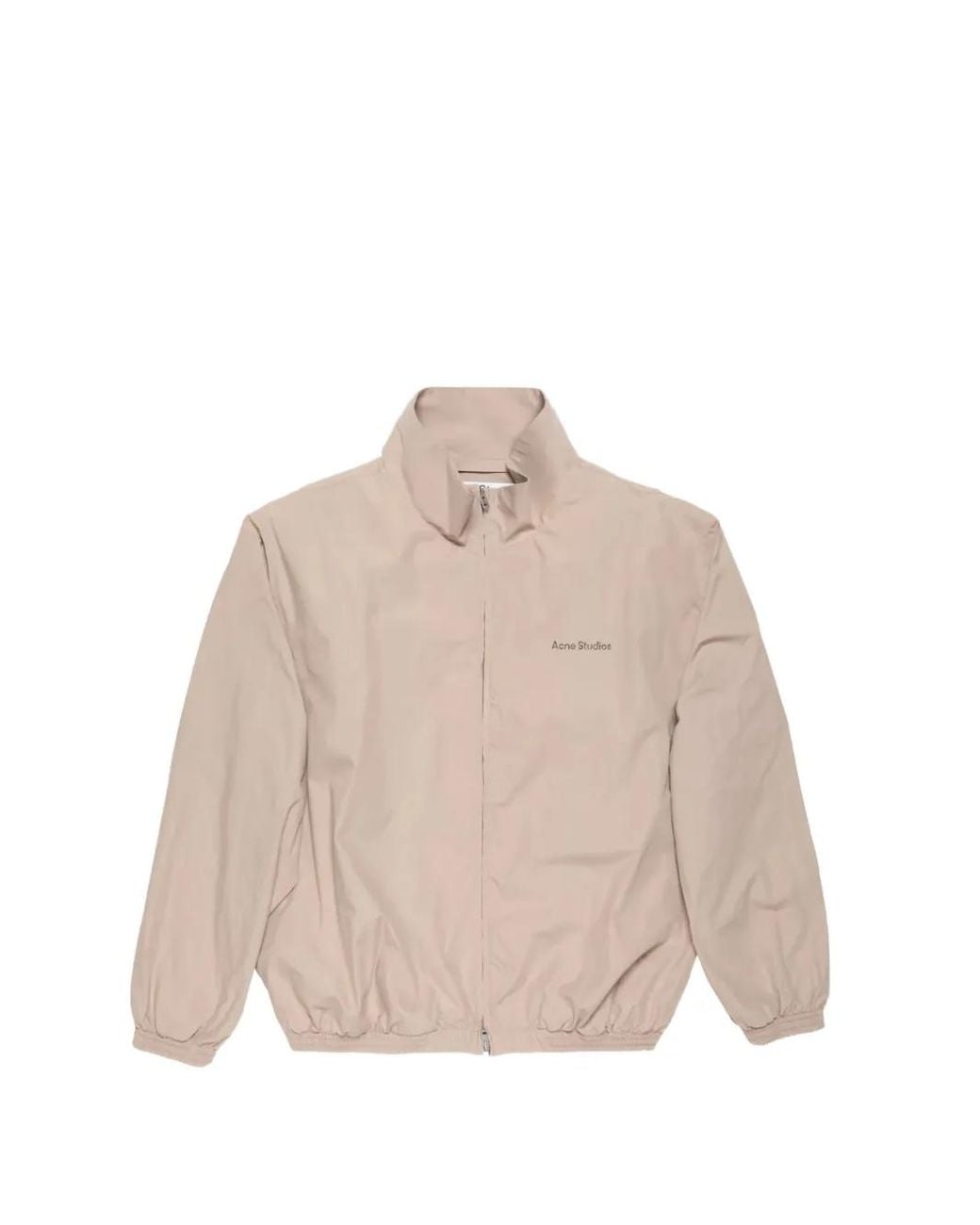 Acne Natural Washed Logo Jacket for men