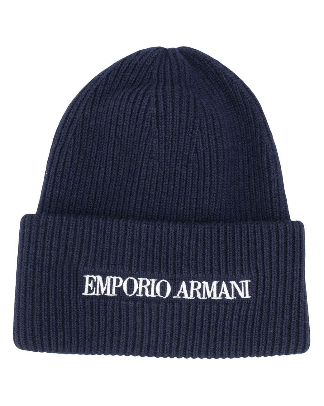 Mens armani beanie hat Clearance