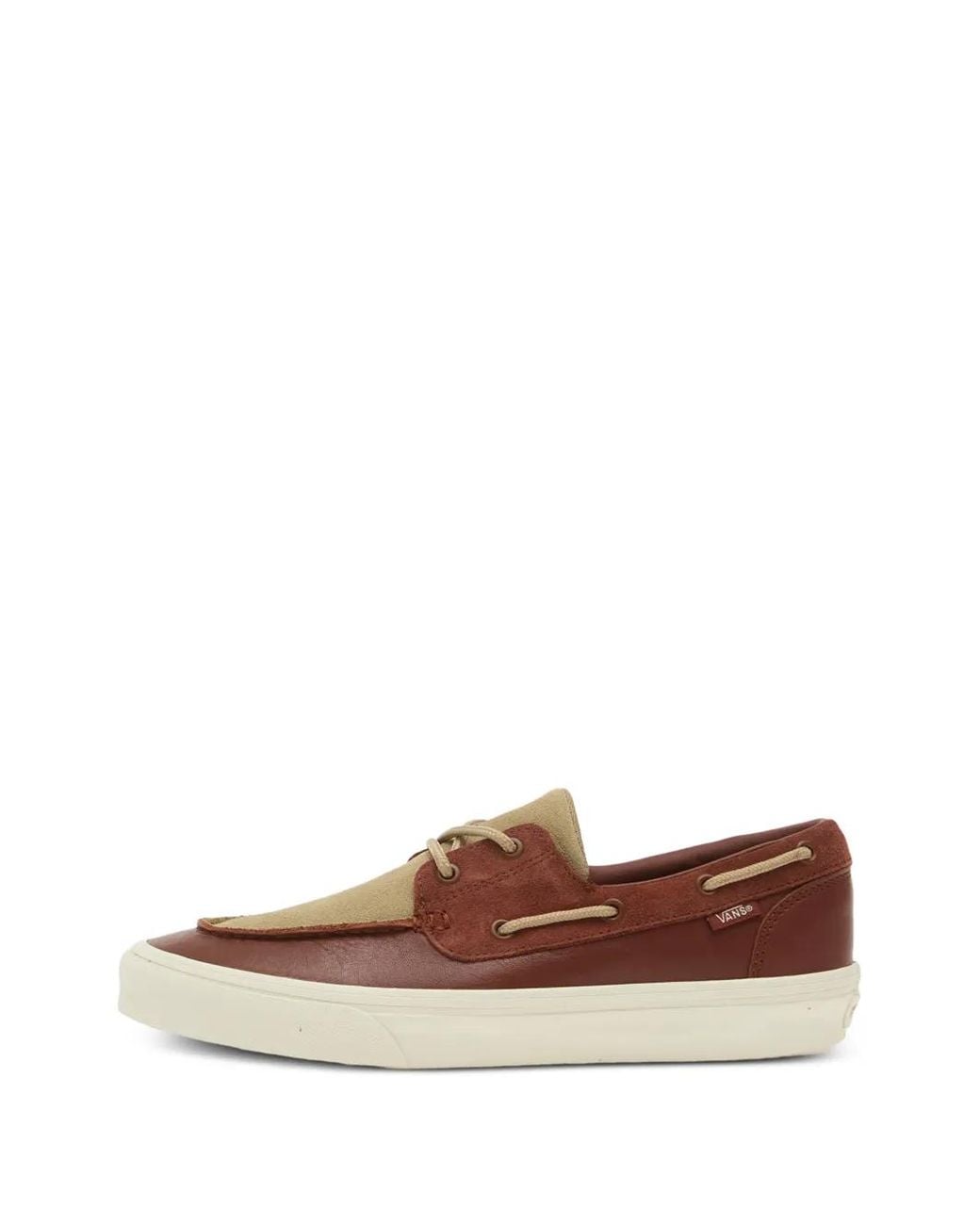 Vans Brown Leather Suede Sneakers