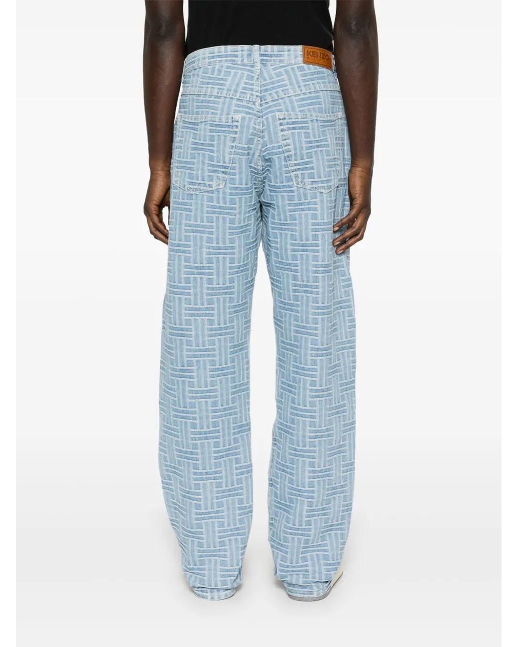 Vaqueros Weave Bottan KENZO de hombre de color Blue