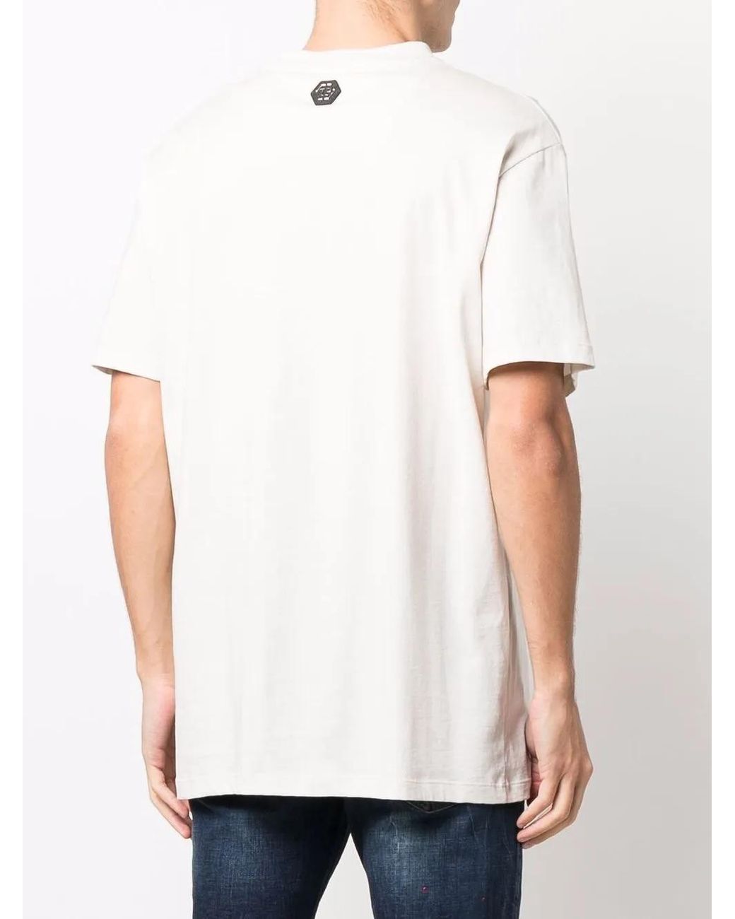 Philipp Plein Multicolor Logo Crew-Neck T-Shirt for men