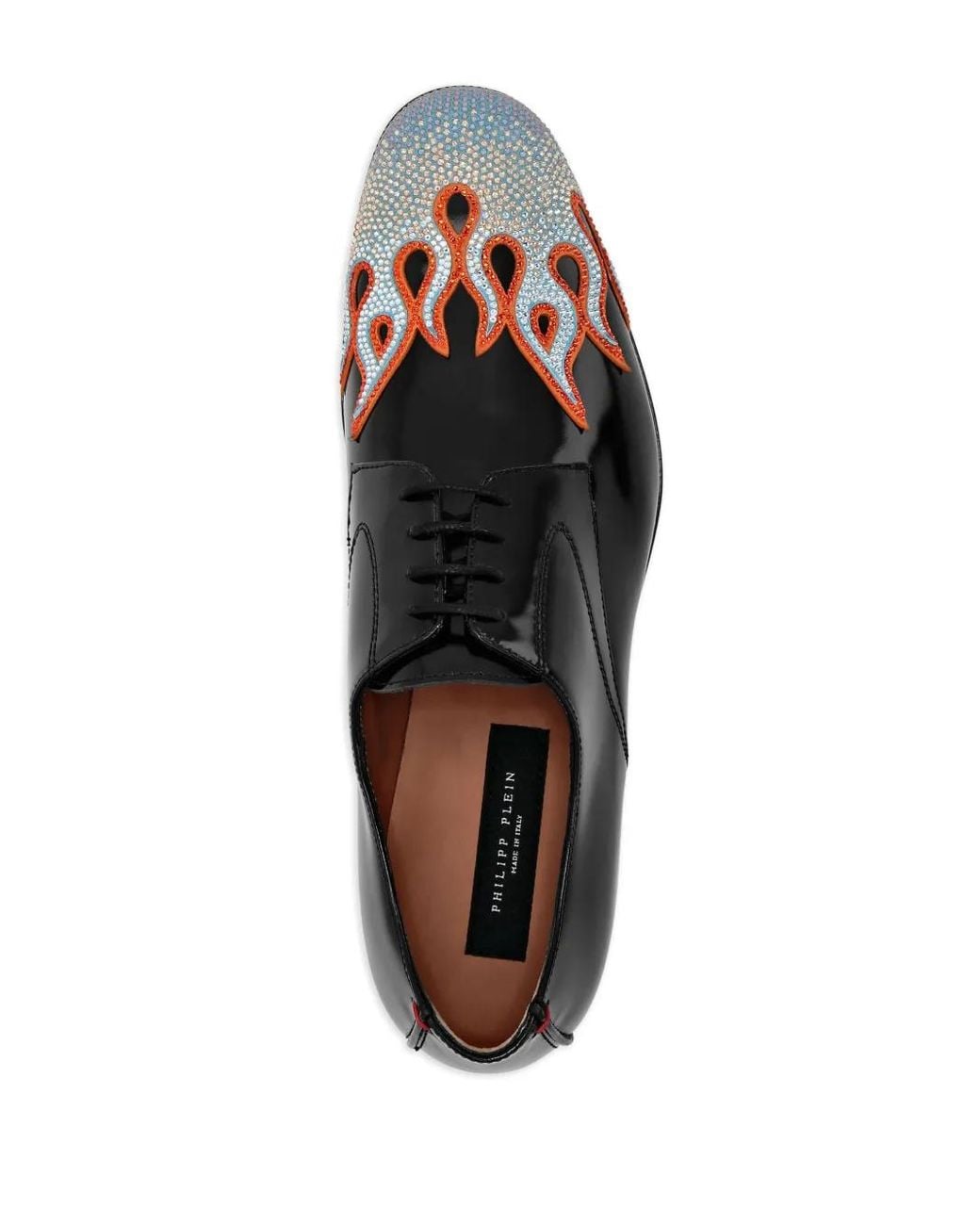Stringate Con Decorazione di Philipp Plein in Black da Uomo