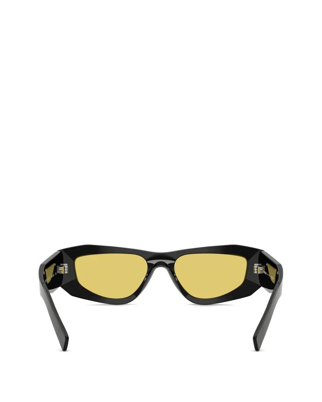 Prada Natural Geometric-Frame Sunglasses for men