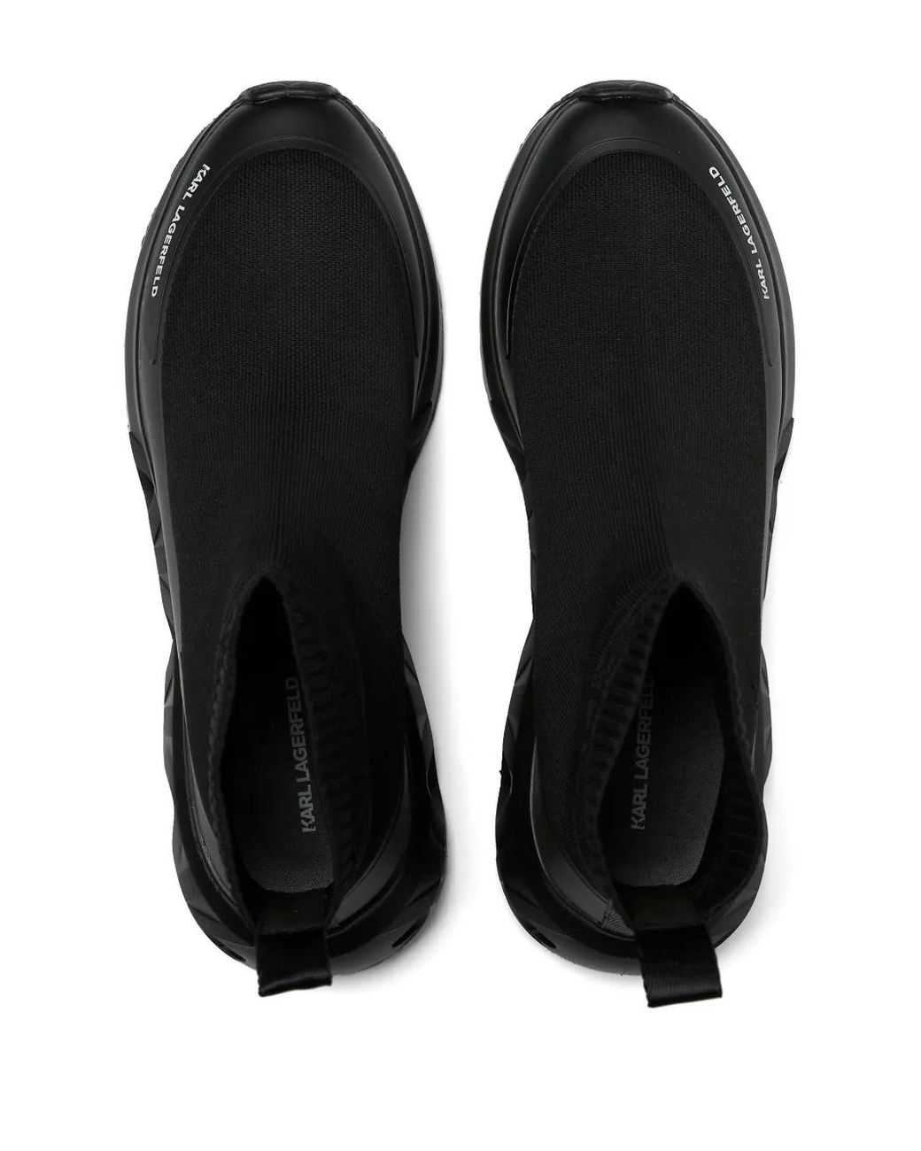 Karl Lagerfeld Black K/Kite Run Sock Boots for men