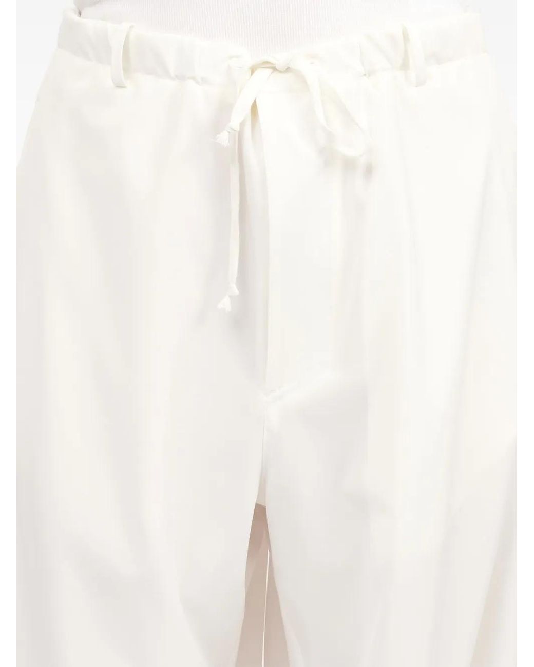 MM6 by Maison Margiela White Pants Clothing