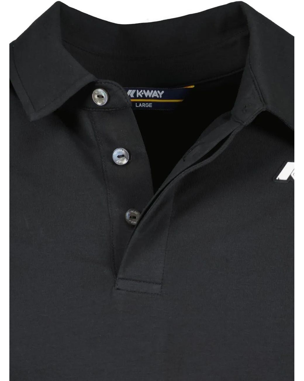 K-Way Black Vincelle Polo Shirt for men