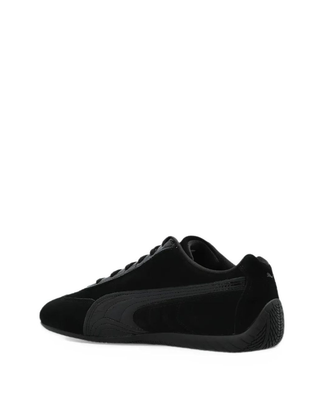 PUMA Black Speedcat Croco-Texture Sneakers