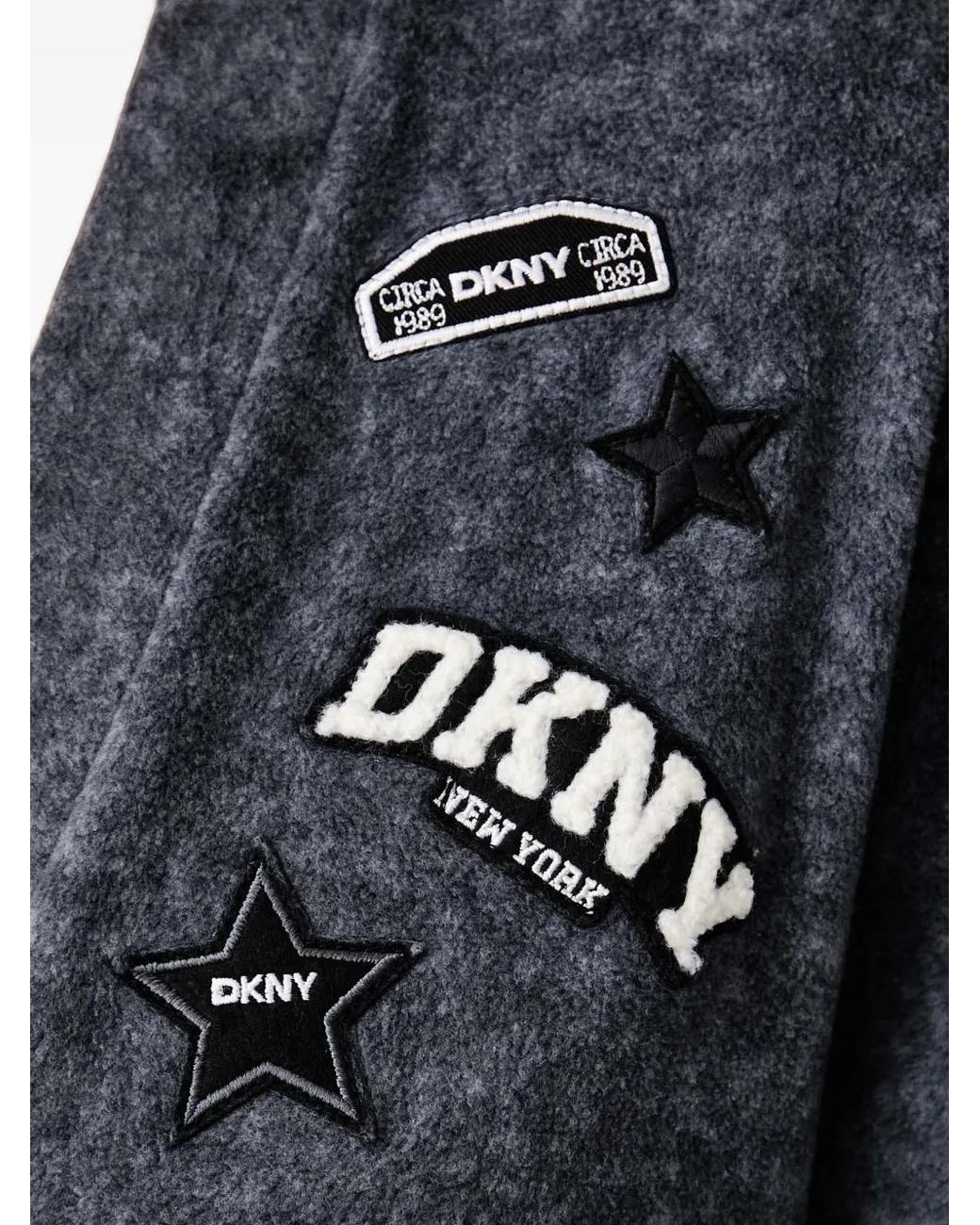 DKNY Blue Logo-Patch Pajamas