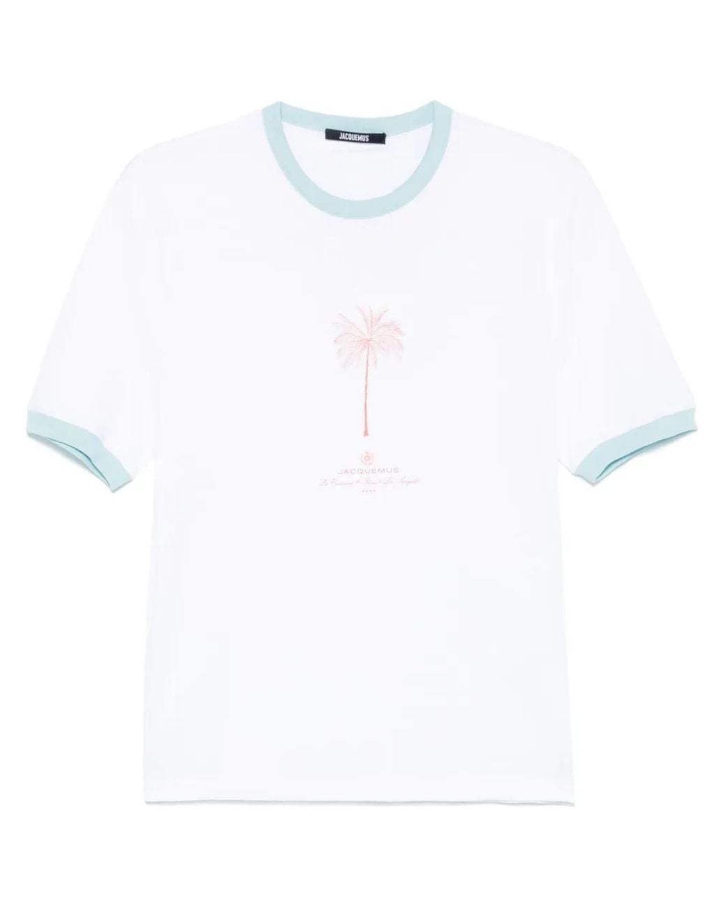Jacquemus White Printed T-Shirt for men