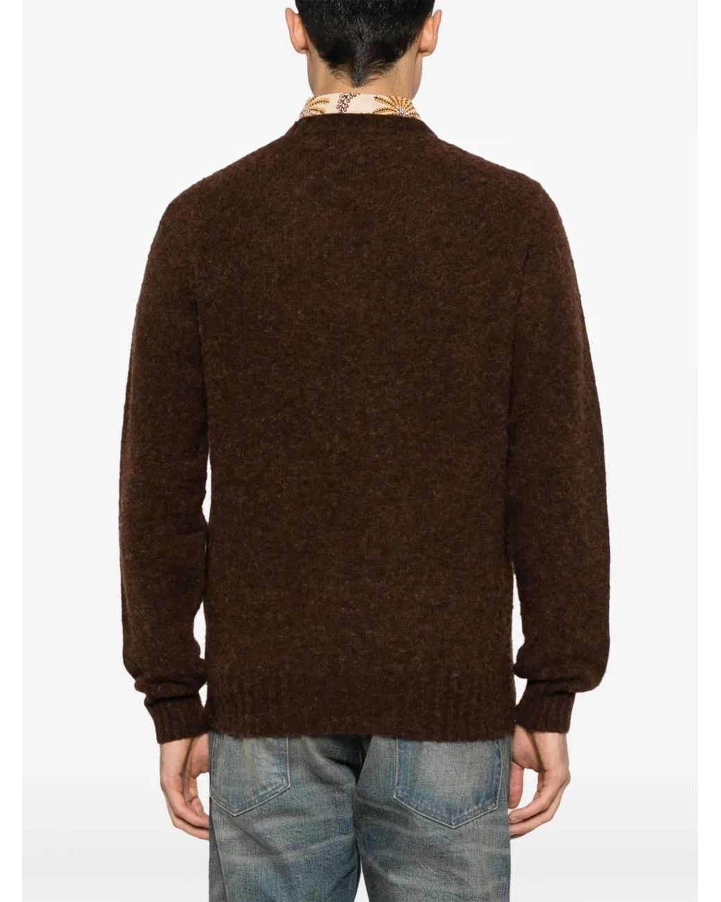 Howlin' By Morrison Brown Birth Of The Cool Wool Jumper for men