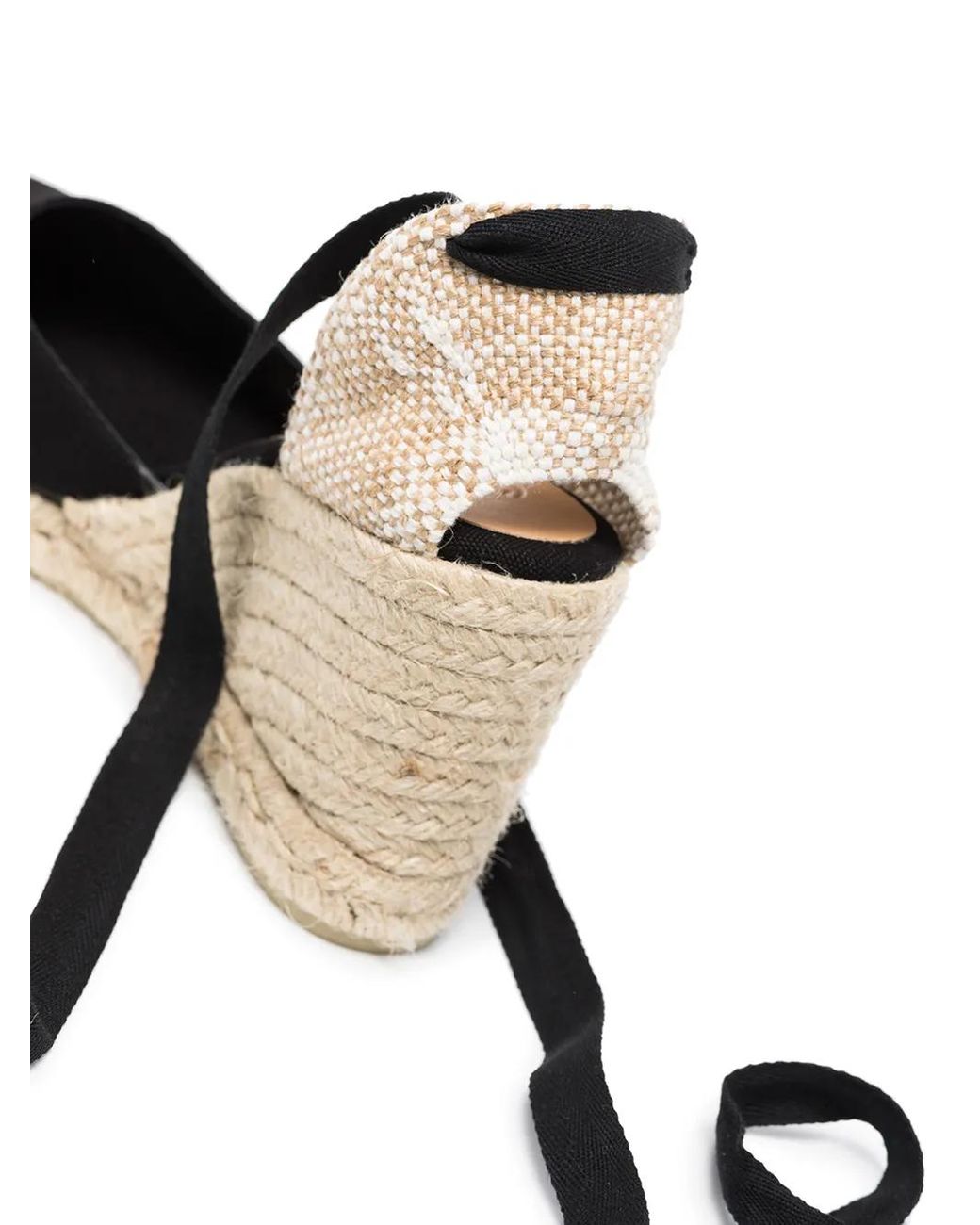 Castaner Black Wedge Espadrilles