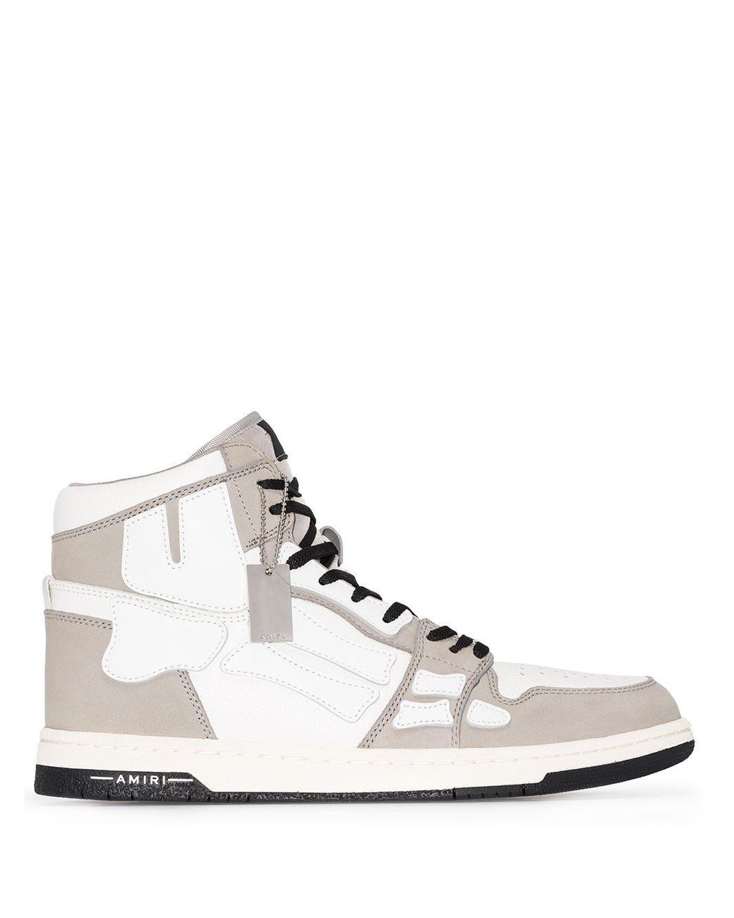 Amiri Synthetic Skeleton High-top Sneakers in Grey (Gray) for Men | Lyst