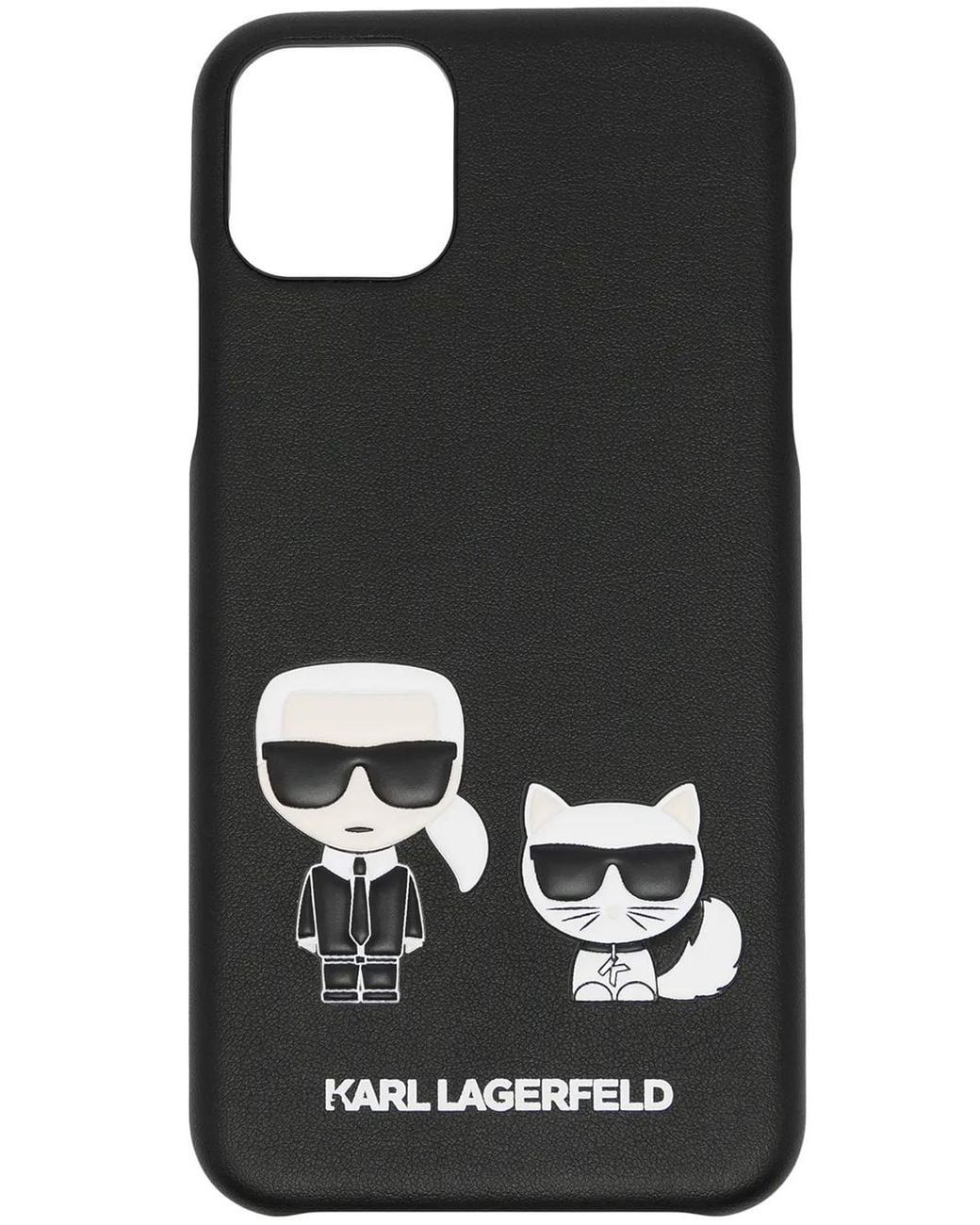 Karl Lagerfeld Black Karl & Choupette Iphone 11 Case