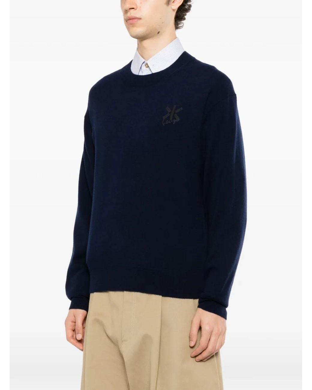 KENZO Blue Double K Sweater for men