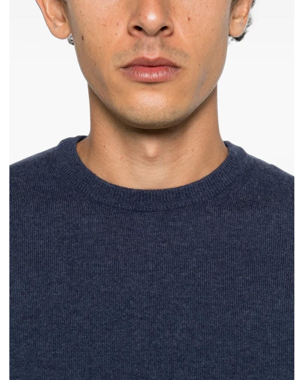 Corneliani Blue Pull À Encolure Ronde for men