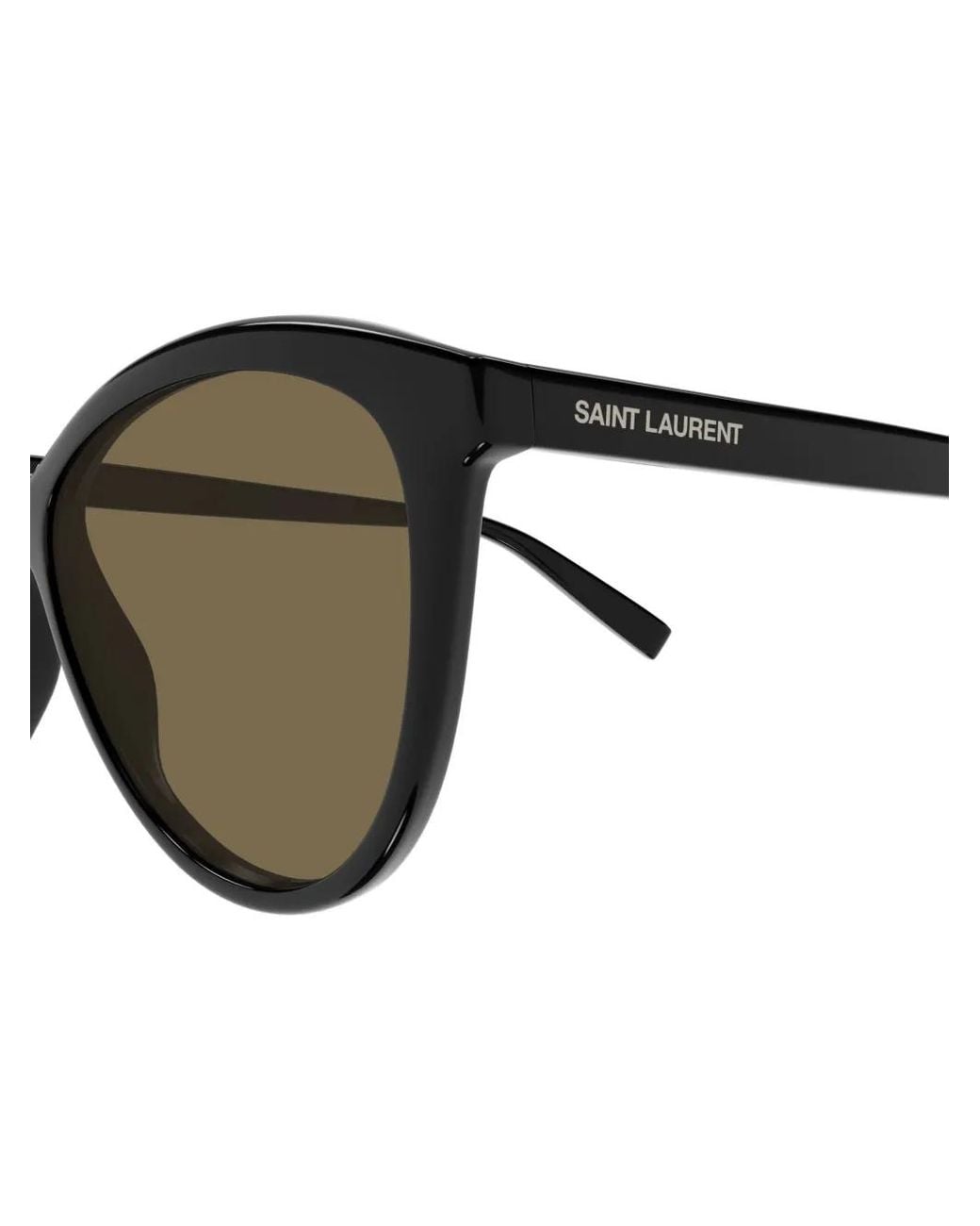 Saint Laurent Black Cat-Eye-Frame Sunglasses
