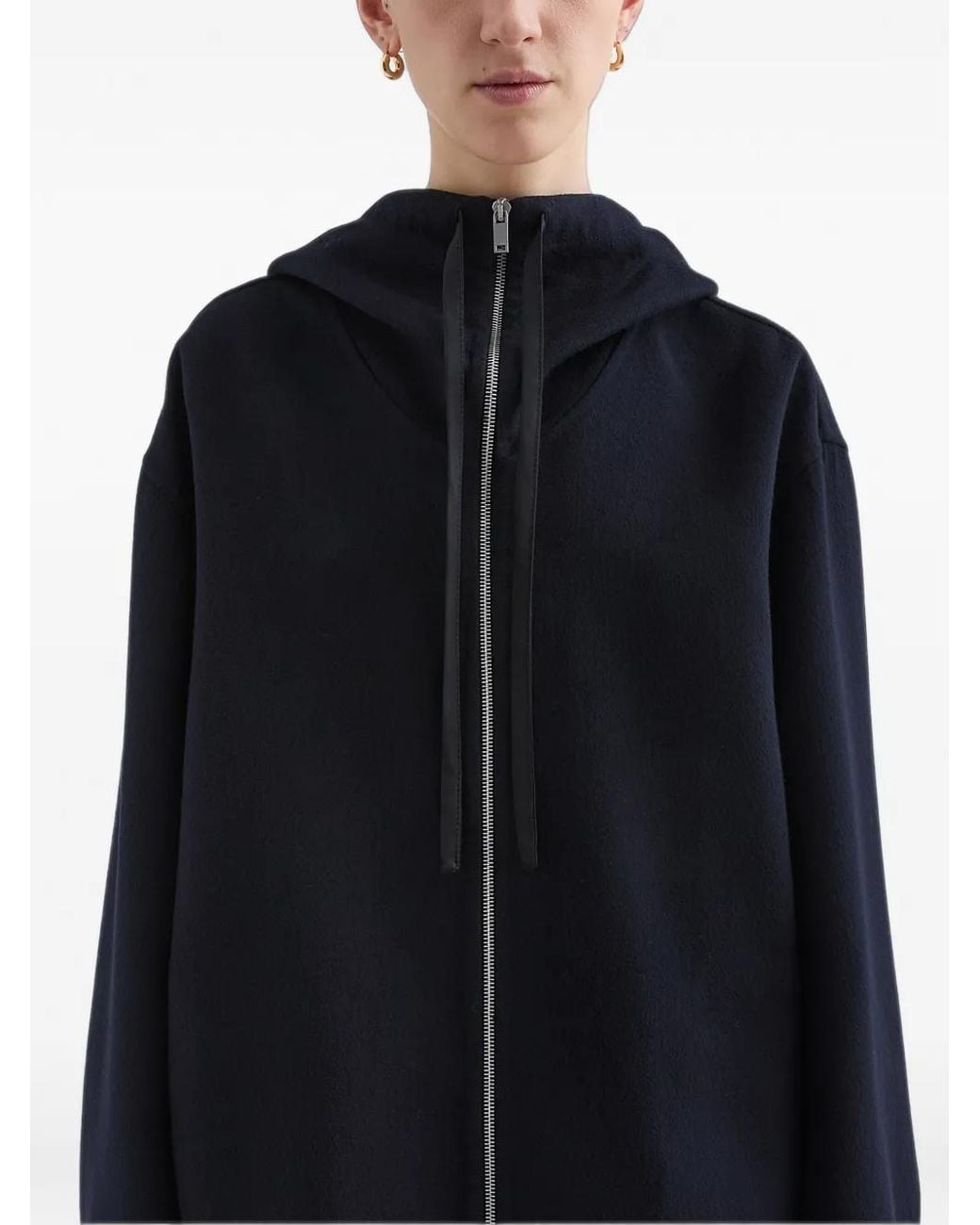 Jil Sander Lichtgewicht Kasjmieren Jack in het Blue