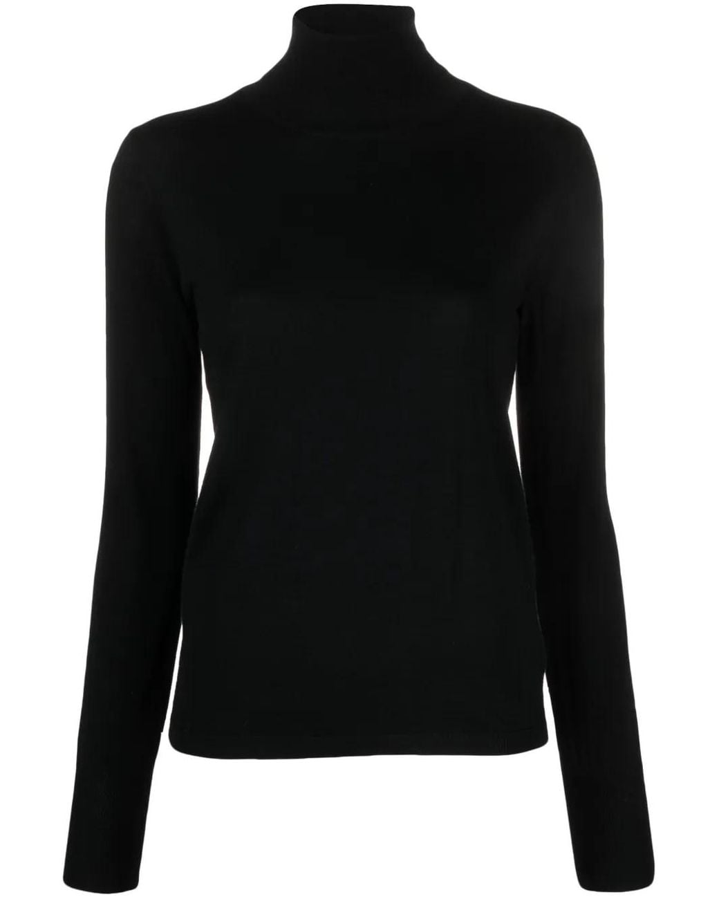 Aspesi Black Turtle Neck Sweater