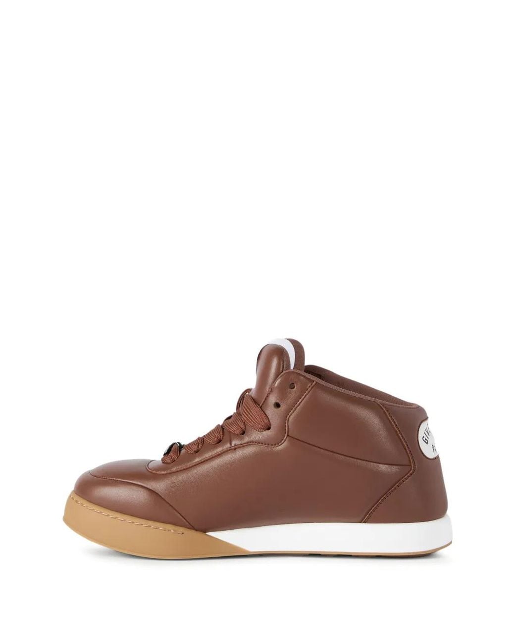 Givenchy Brown Puffy Yard Mid-Top Sneakers for men