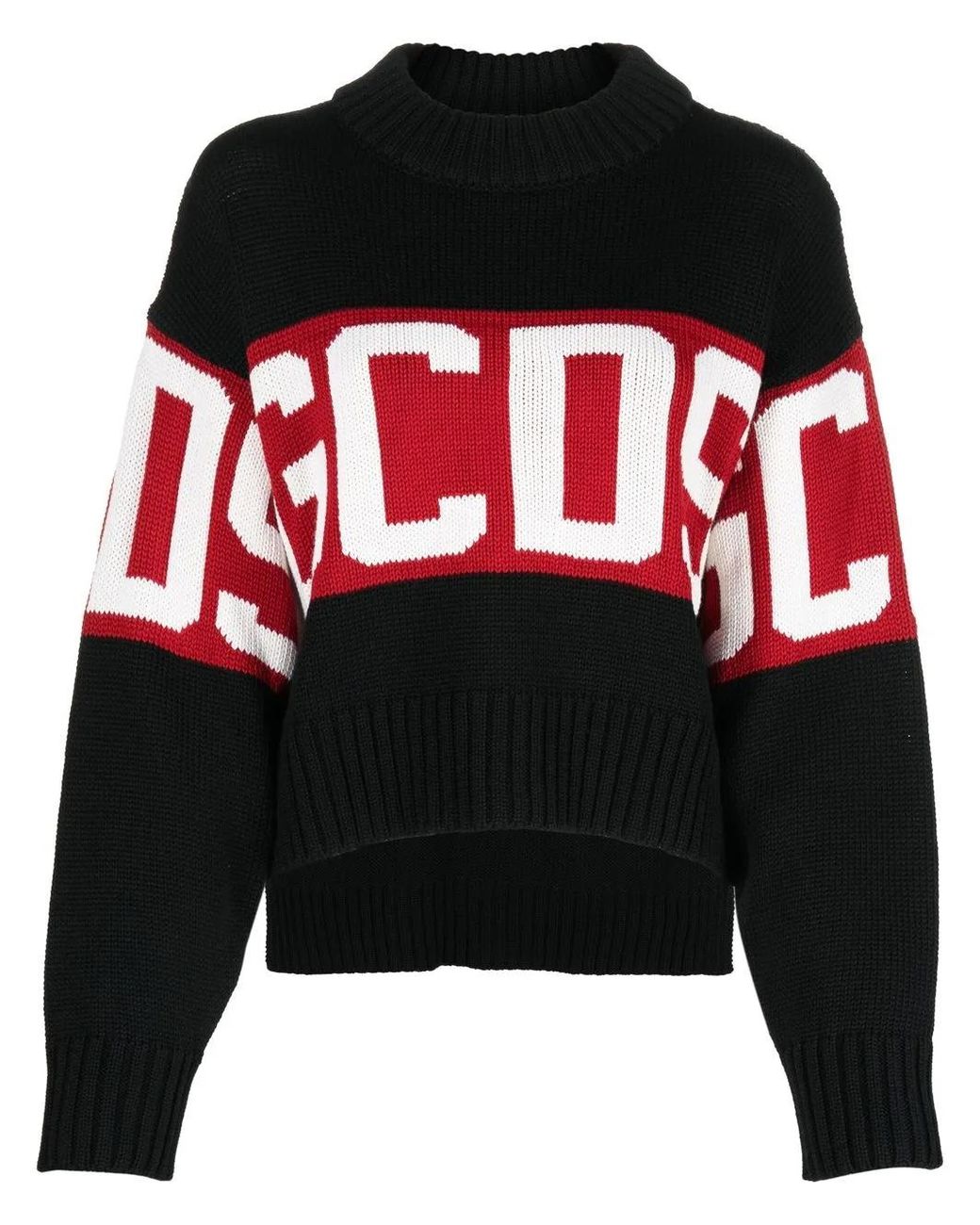 Gcds Black Intarsien-Pullover
