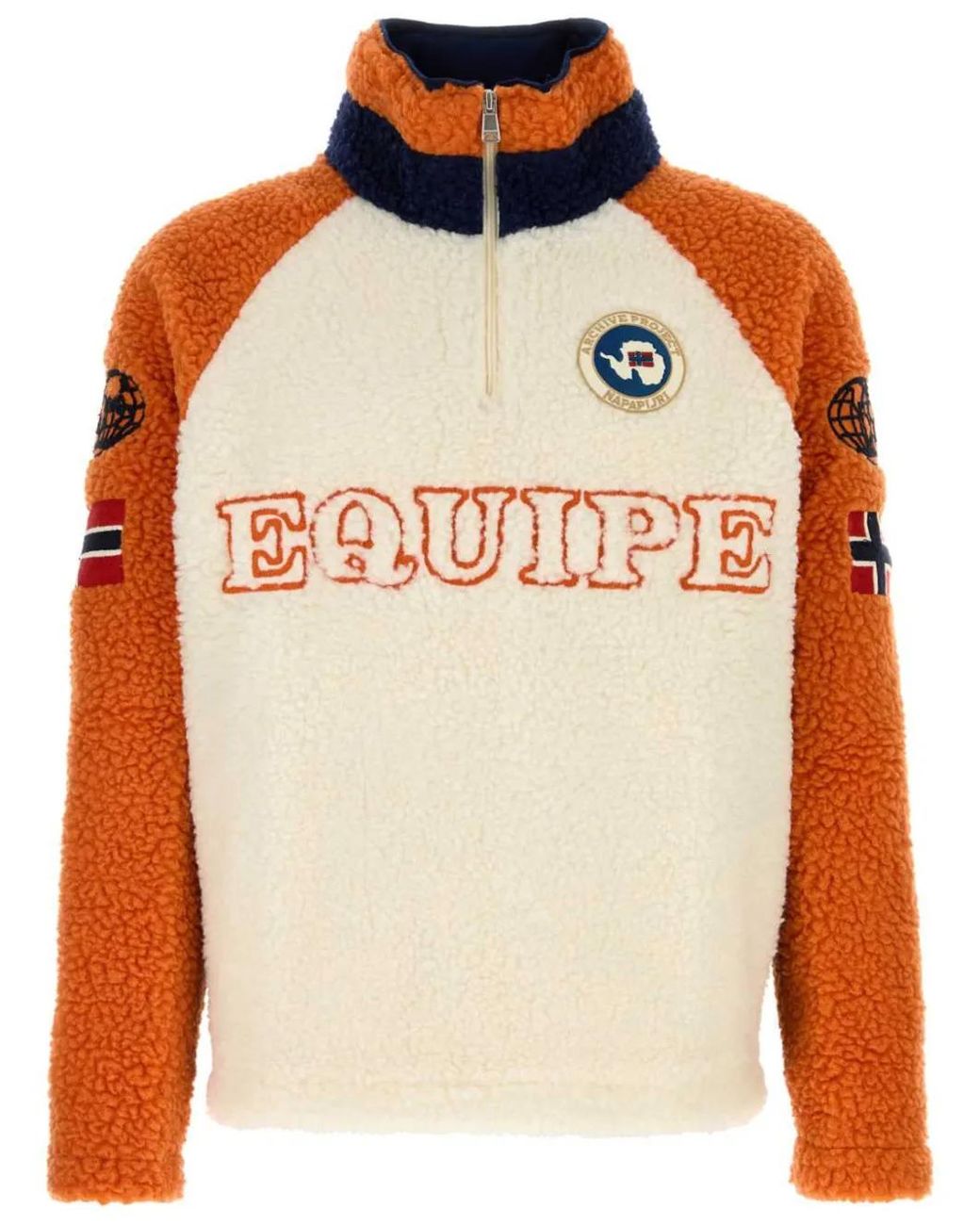 Napapijri Natural Equipe Fleece Sweatshirt for men