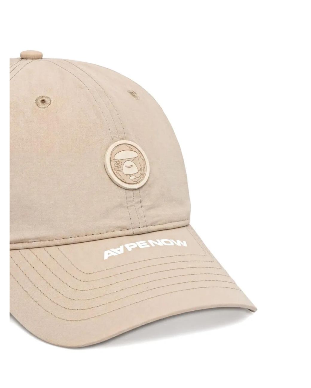Aape By A Bathing Ape Natural Logo-Patch Cap for men