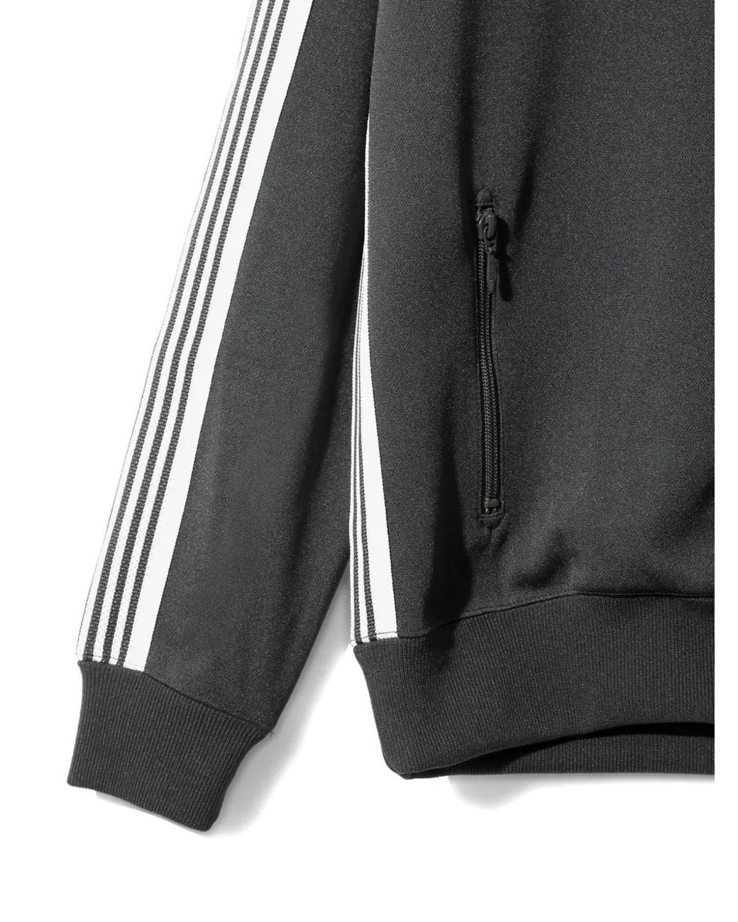 Needles Black Poly Smooth Track Jacket for men