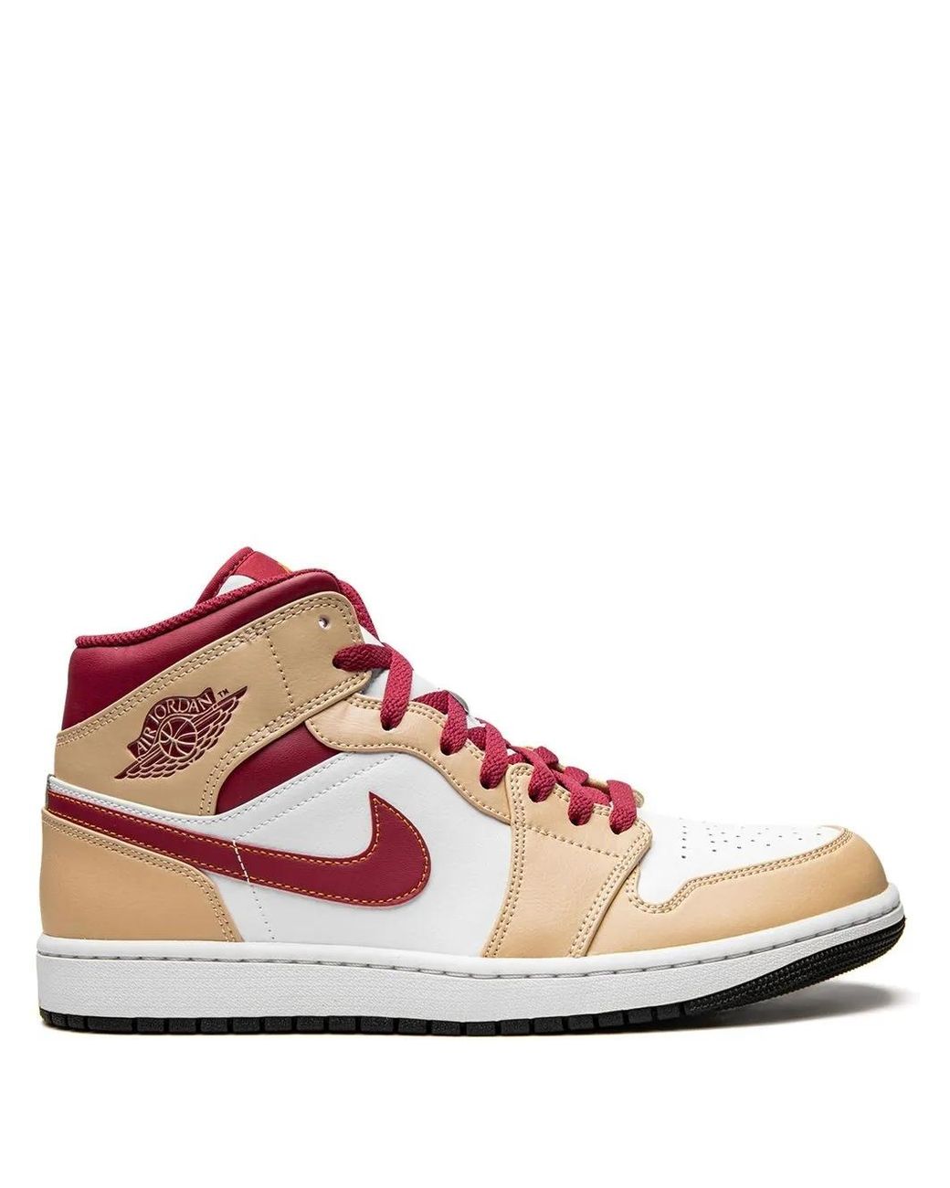 Nike Pink Air 1 Mid "Light Curry" Sneakers for men