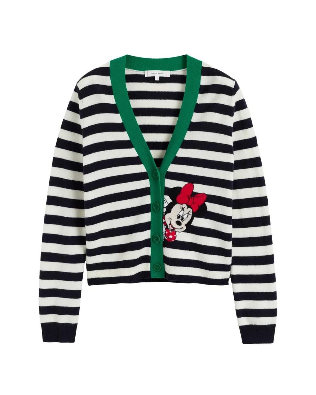 Chinti & Parker Green Minnie Peek Pocket Cardigan