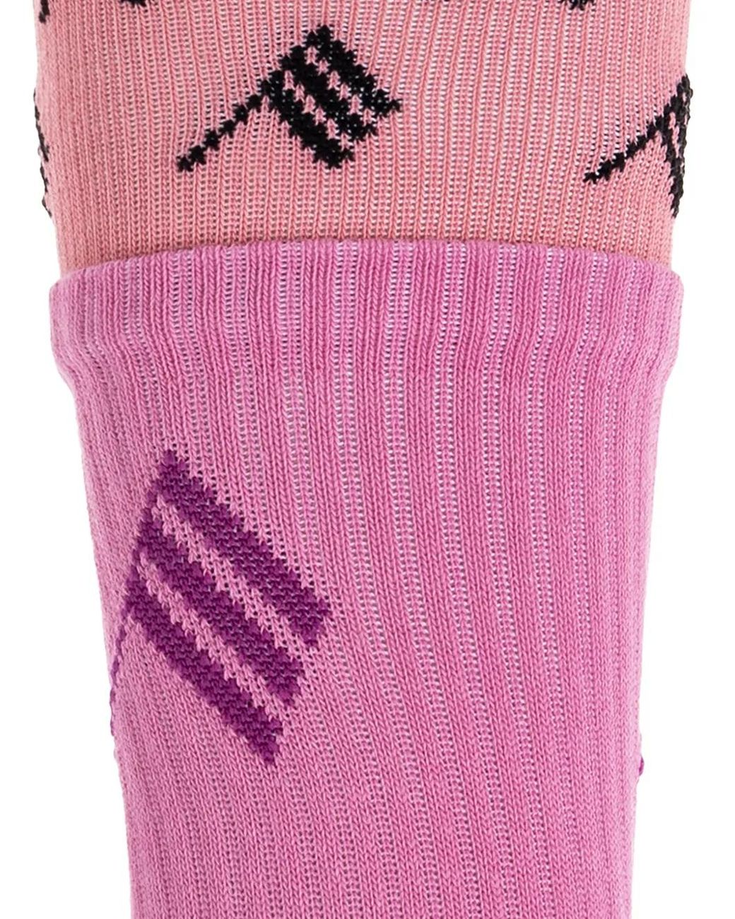 The Attico Pink Double Socks