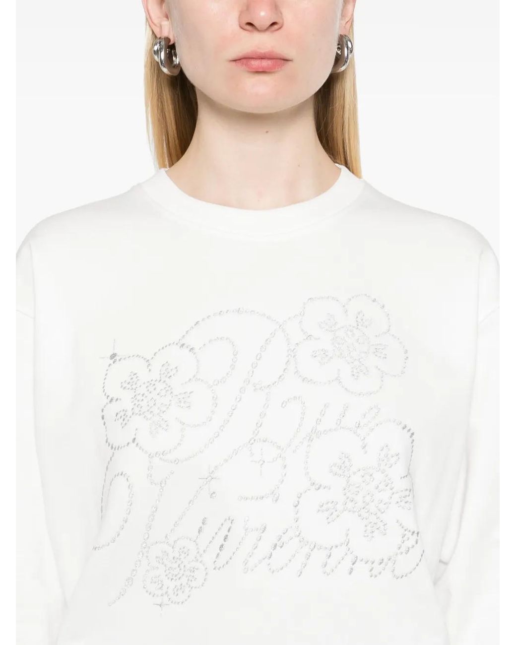 KENZO White Constellation Embroidered Sweatshirt