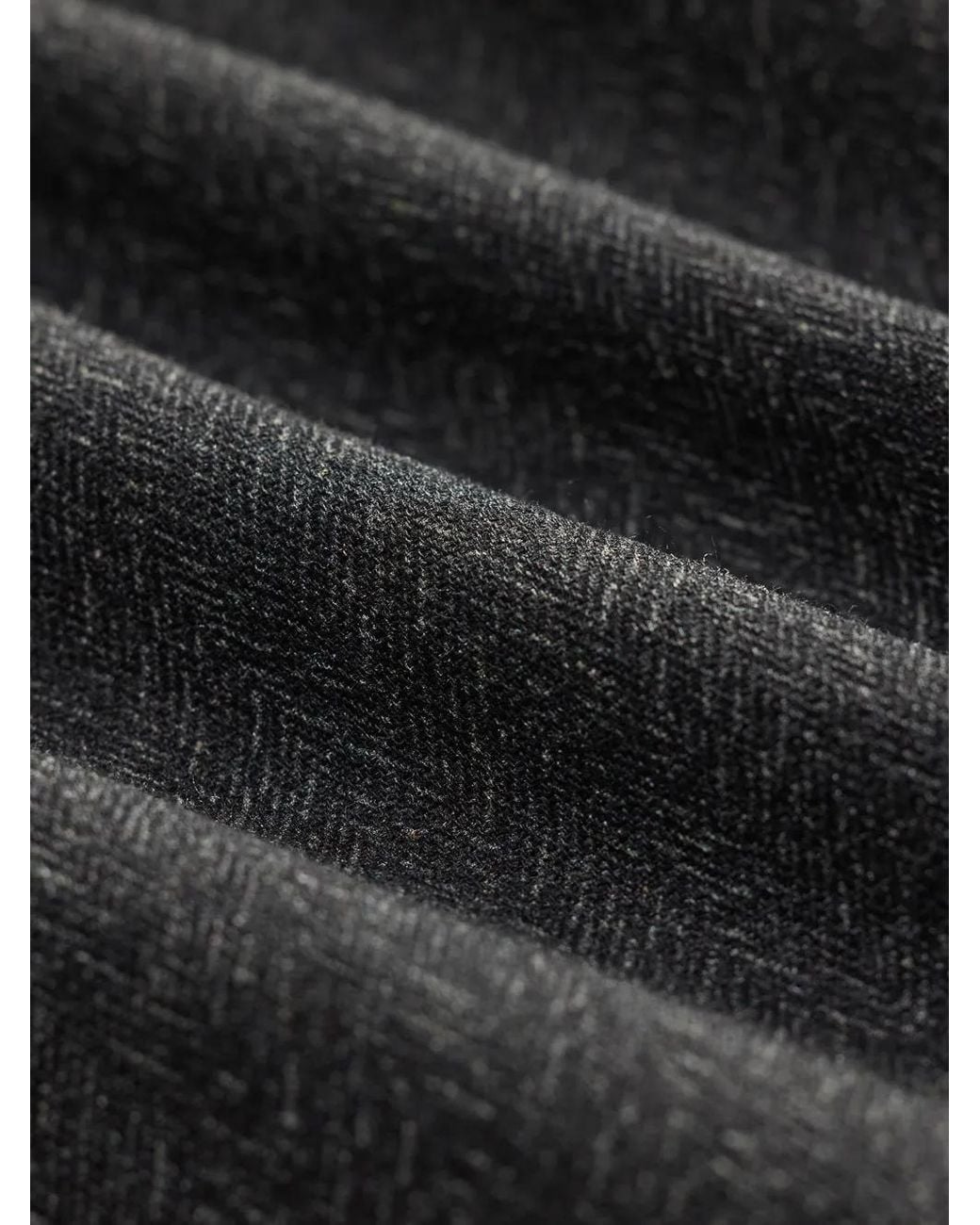 RRL Black Herringbone-Pattern Trousers for men
