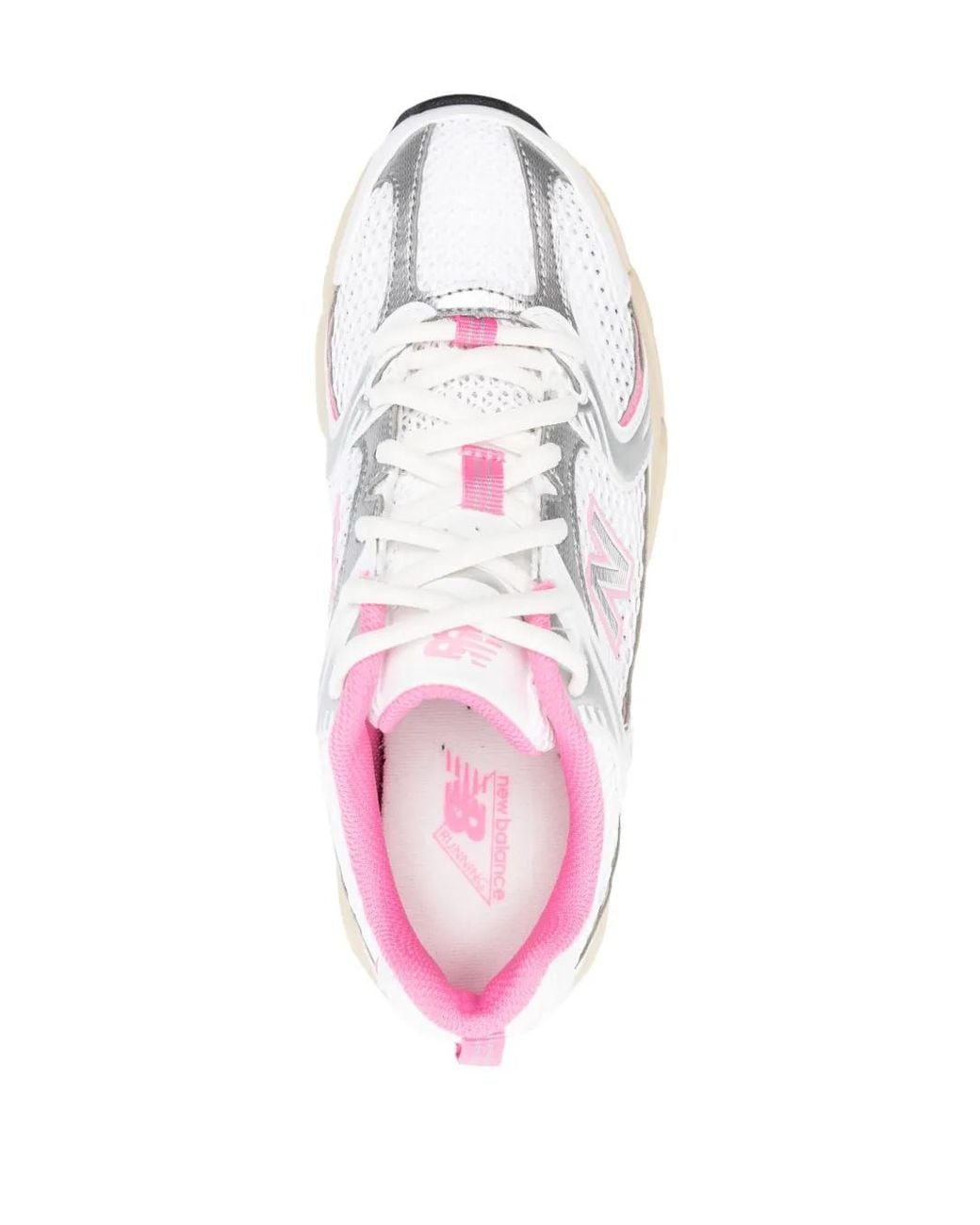 New Balance White Flat Shoes