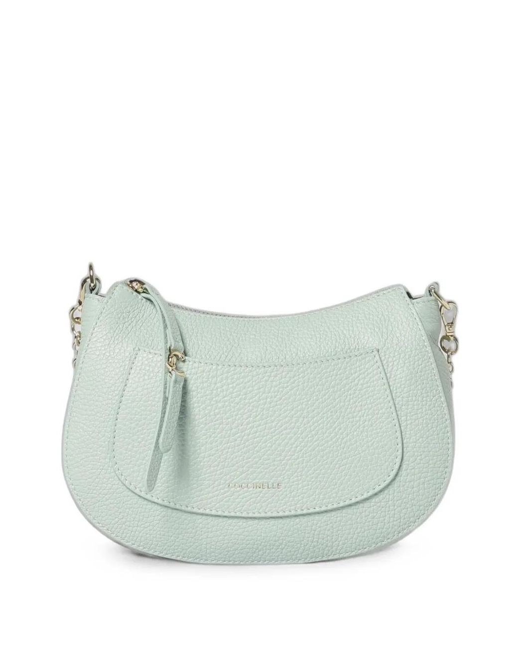 Coccinelle Blue C-Easy Leather Shoulder Bag