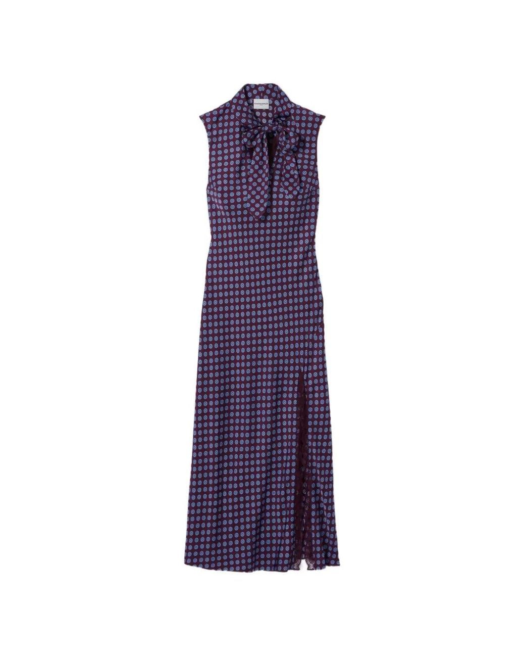 Claudie Pierlot Purple Flowy Lace Maxi Dress