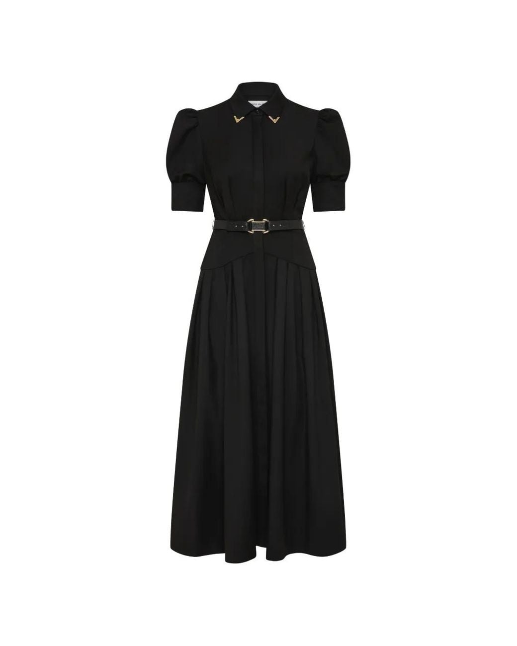 Rebecca Vallance Black Zendaya Midi Dress