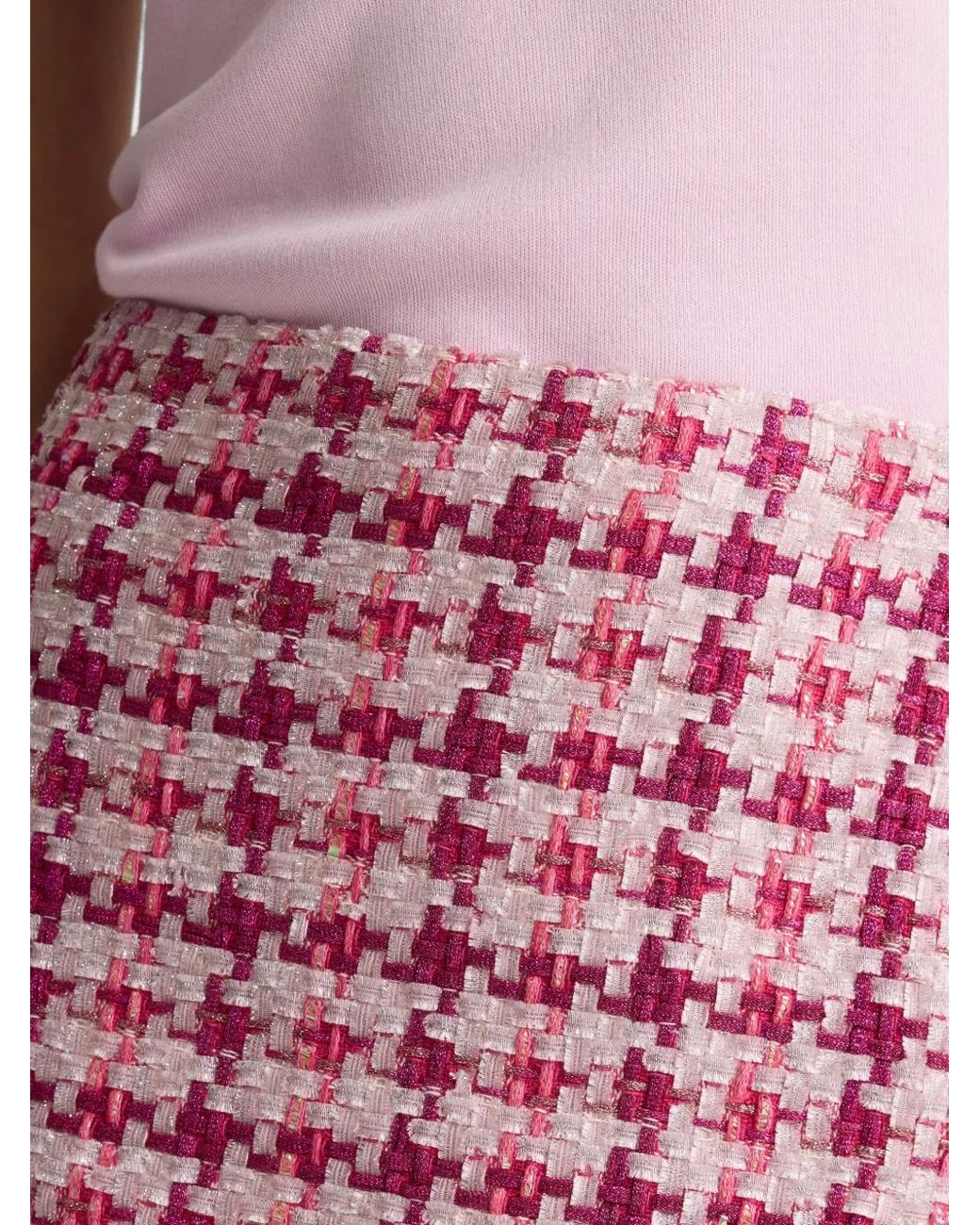 St. John Skyler Tweed Rok in het Red