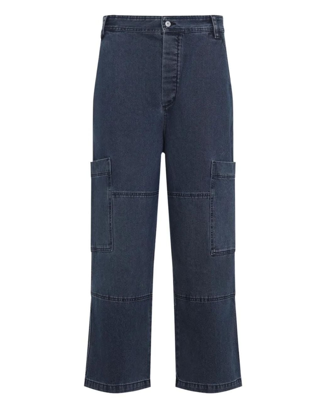 Jacquemus Blue Carré De-Nîmes Jeans for men