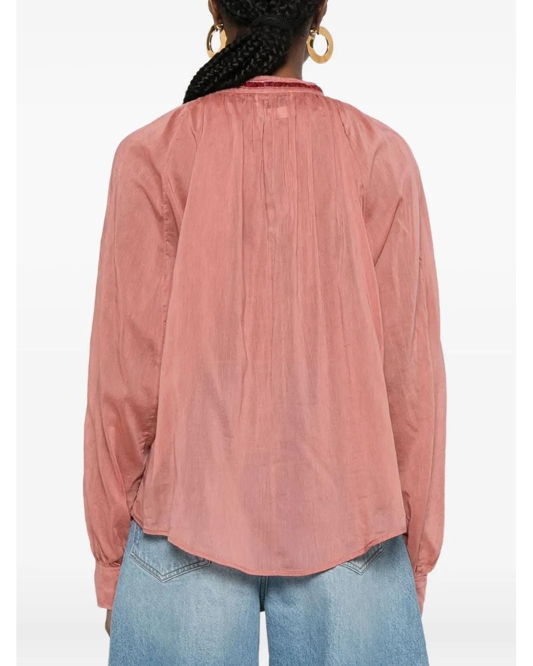 Forte_forte Pink Pleated Top