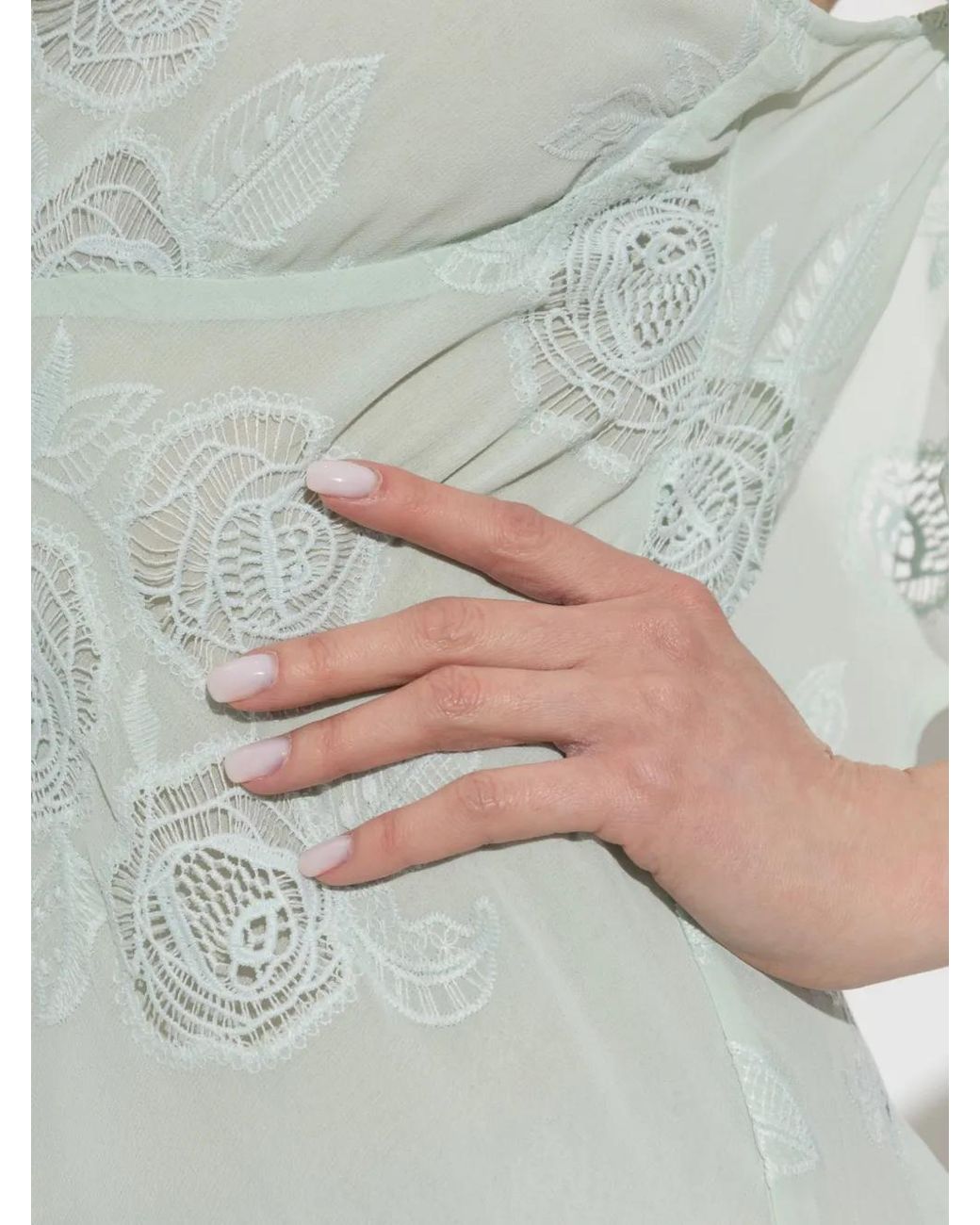 Self-Portrait White Lace Dress