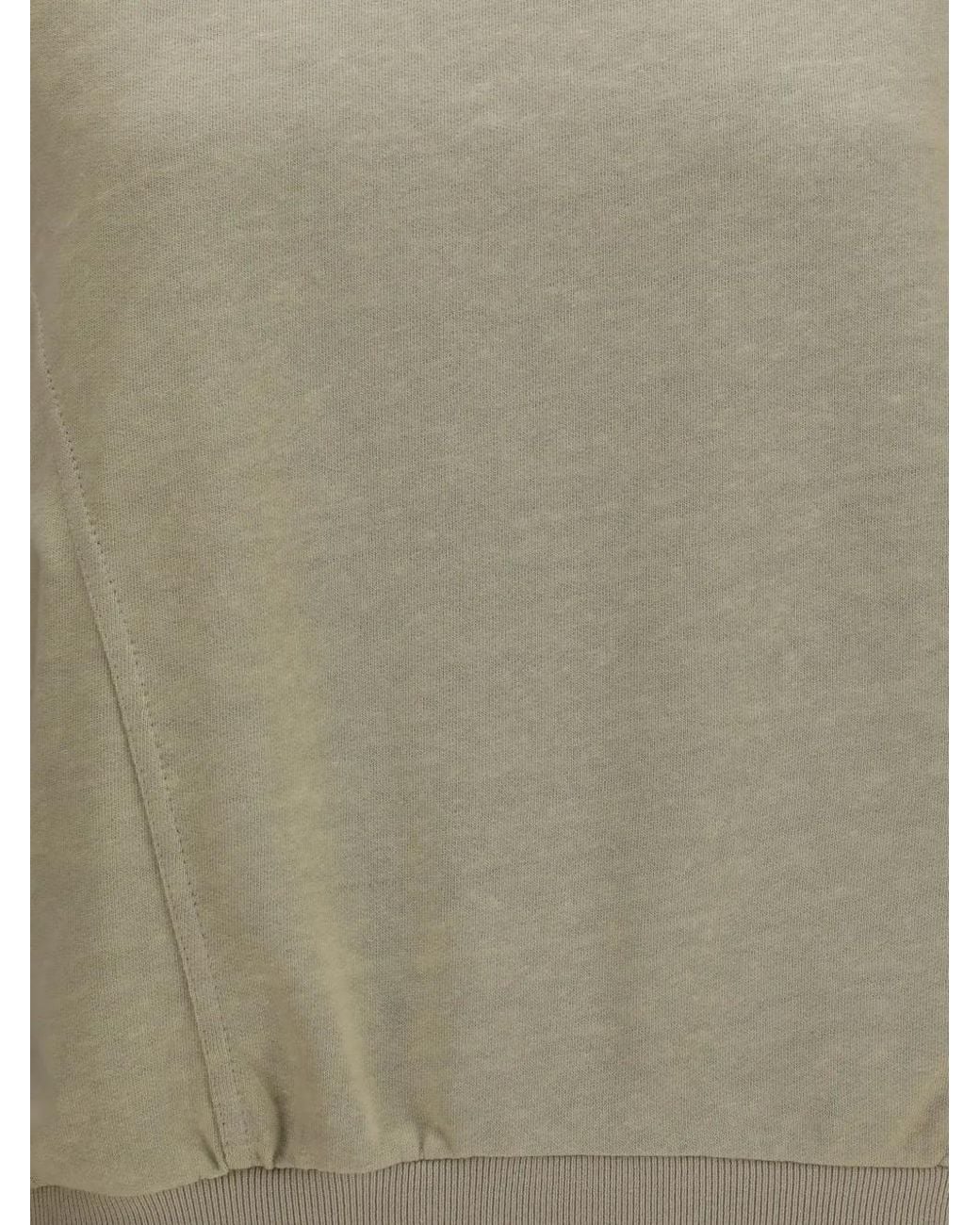 Brunello Cucinelli Natural Balloon-Sleeve Sweatshirt