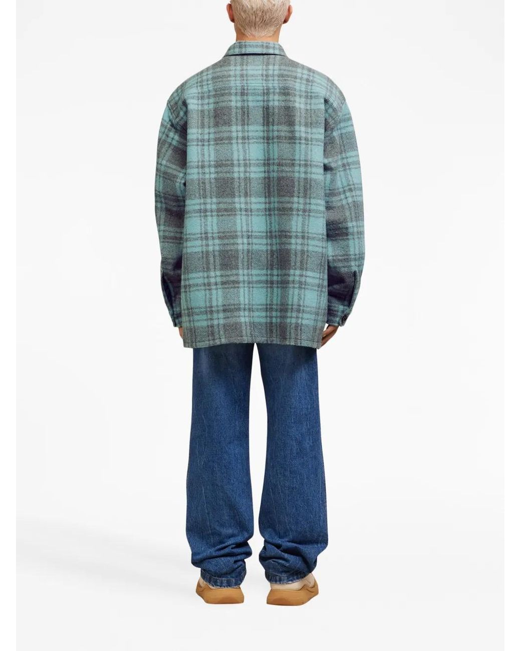 AMI Blue Shirt Jacket